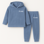 Kids Fleece Hoodie & Pajama Set Light Blue - Sunshine