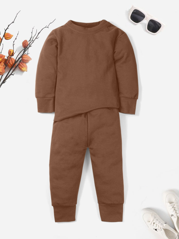 Kids Rib Innerwear Brown Sw - Sunshine