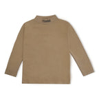 Kids Premium Mock Neck Brown - Sunshine