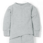 Kids Rib Innerwear Textured Grey Sw - Sunshine