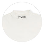 Kids Premium Mock Neck White - Sunshine