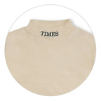 Kids Premium Mock Neck Beige - Sunshine