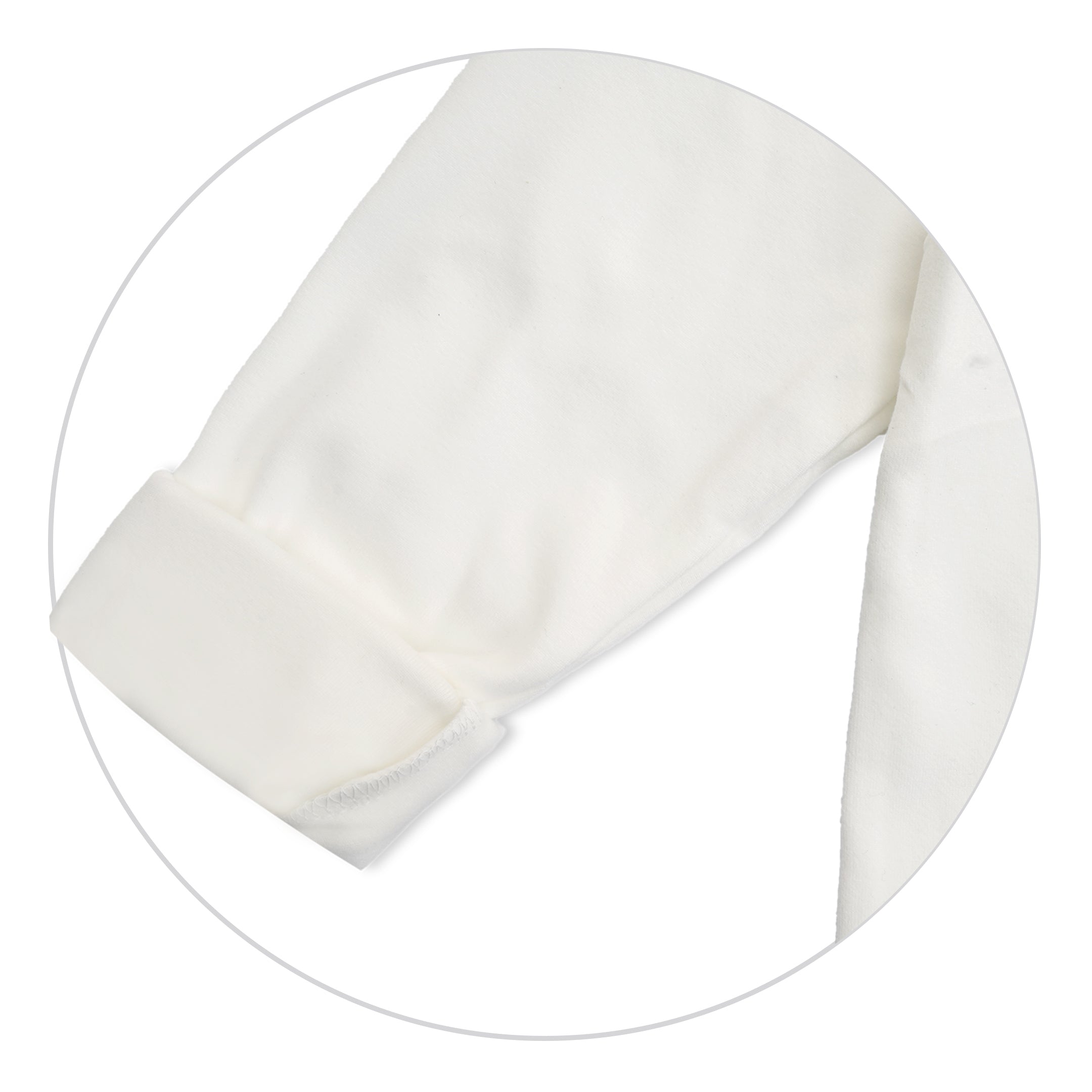 Kids Premium Mock Neck White - Sunshine