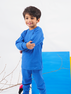 Kids Rib Innerwear Royal Blue Sw - Sunshine