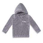 Kids Fleece Hoodie & Pajama Set Grey - Sunshine