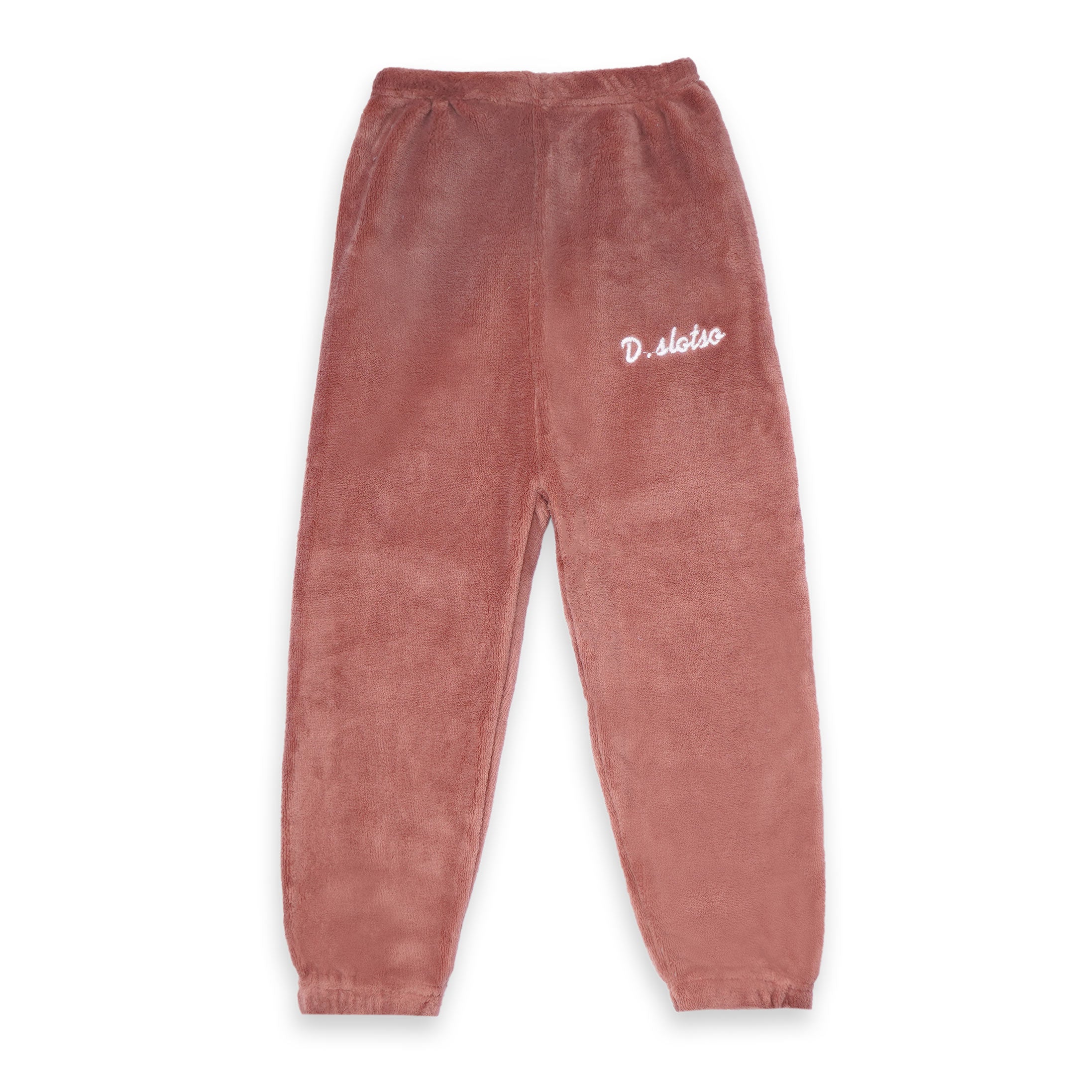 Kids Fleece Hoodie & Pajama Set Peach - Sunshine