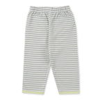 Baby Fleece Sleepsuit Stripes Green - Sunshine