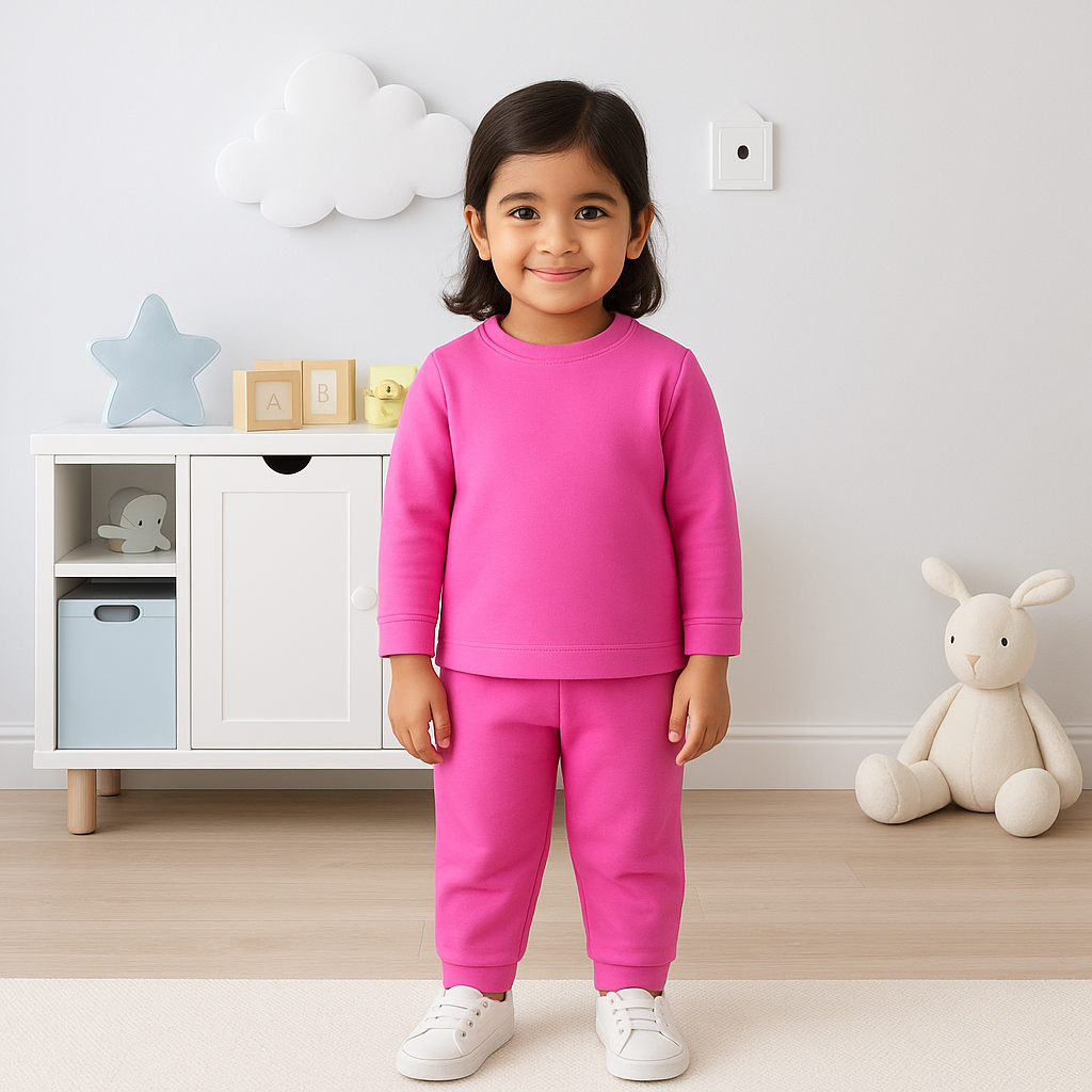 Kids Rib Innerwear Pink Sw - Sunshine