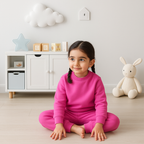 Kids Rib Innerwear Pink Sw - Sunshine