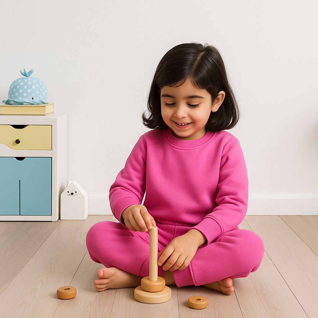 Kids Rib Innerwear Pink Sw - Sunshine