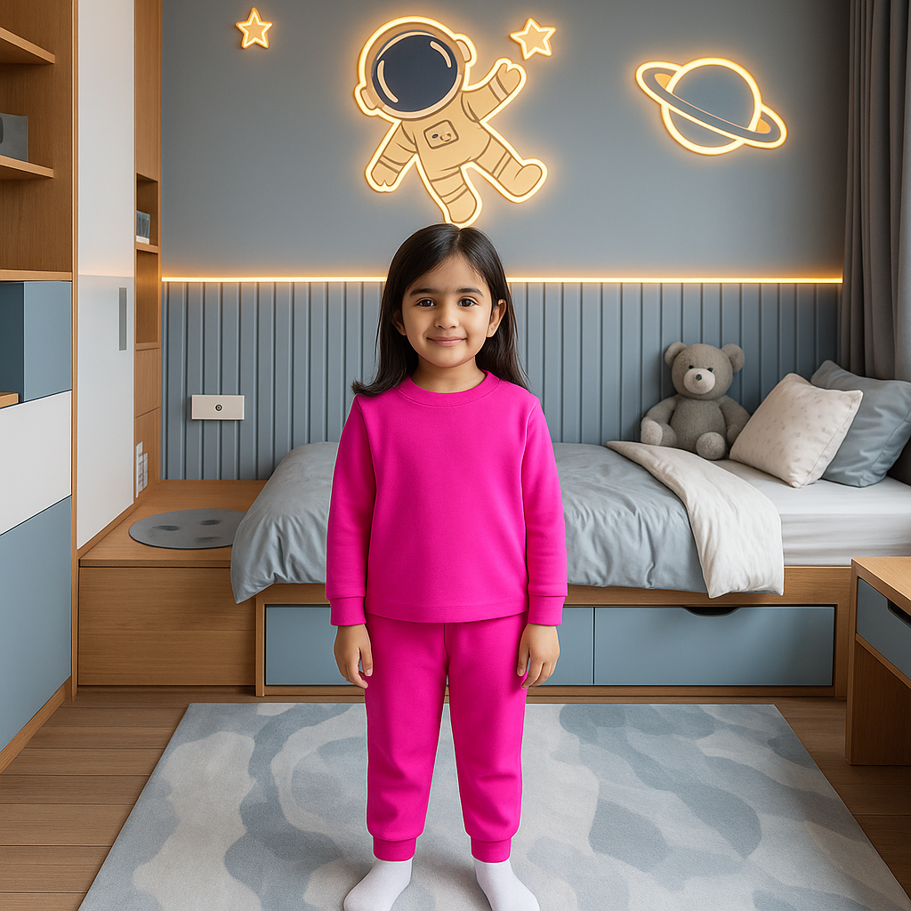 Kids Rib Innerwear Baby Pink Sw - Sunshine