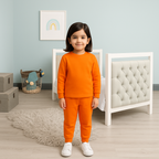 Kids Rib Innerwear Orange Sw - Sunshine