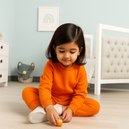 Kids Rib Innerwear Orange Sw - Sunshine