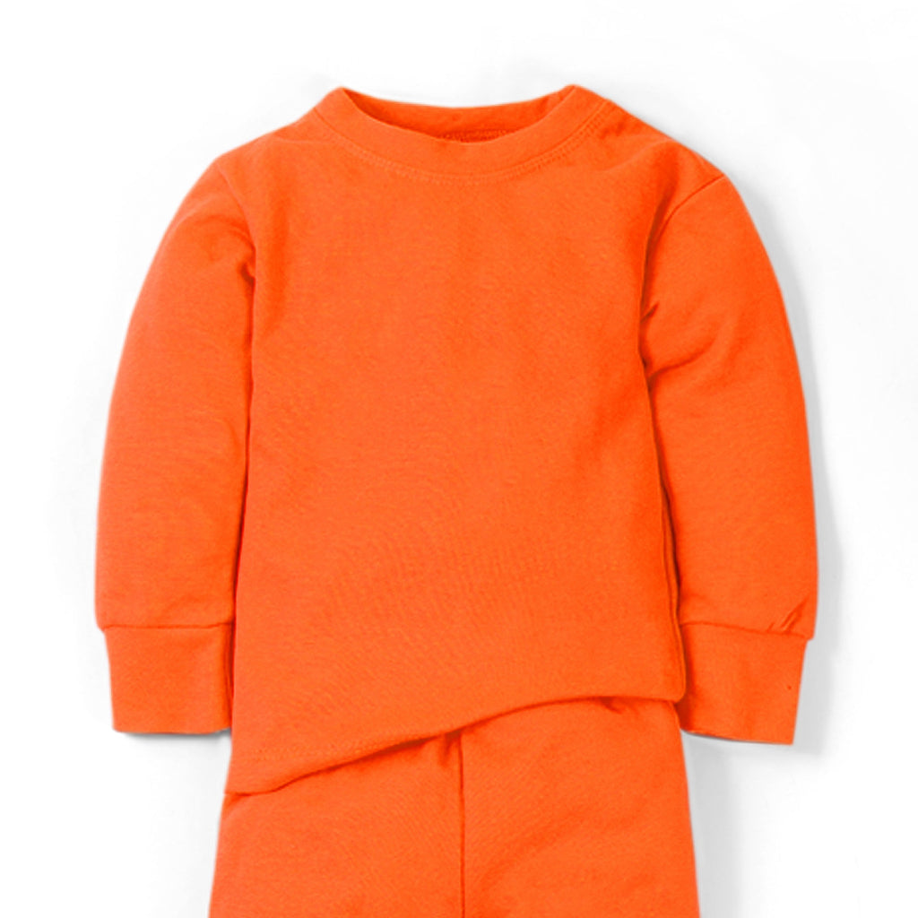 Kids Rib Innerwear Orange Sw - Sunshine