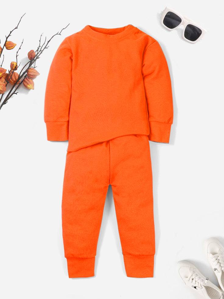 Kids Rib Innerwear Orange Sw - Sunshine