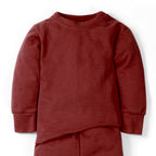 Kids Rib Innerwear Maroon Sw - Sunshine