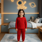 Kids Rib Innerwear Red Sw - Sunshine