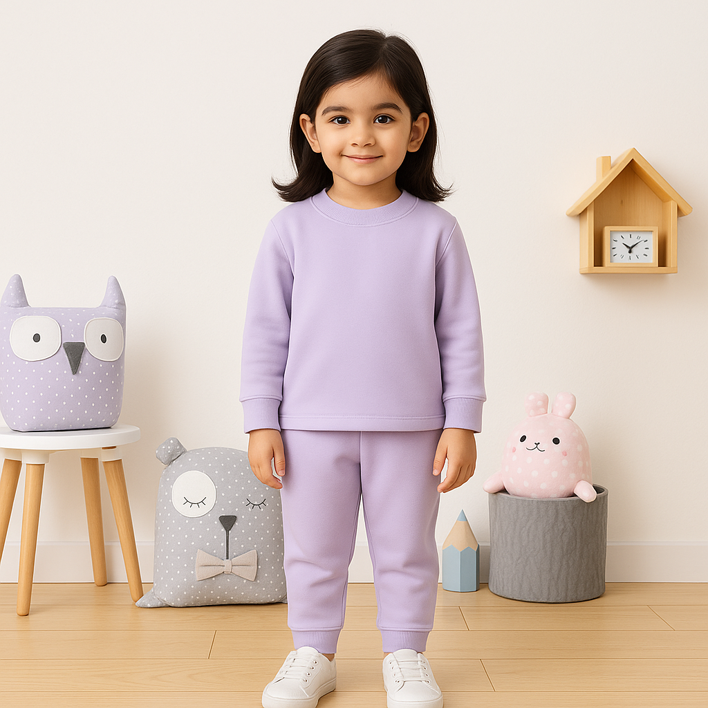 Kids Rib Innerwear Lavender Sw - Sunshine