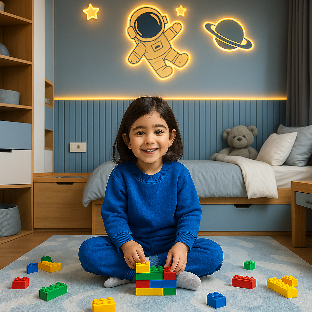 Kids Rib Innerwear Royal Blue Sw - Sunshine