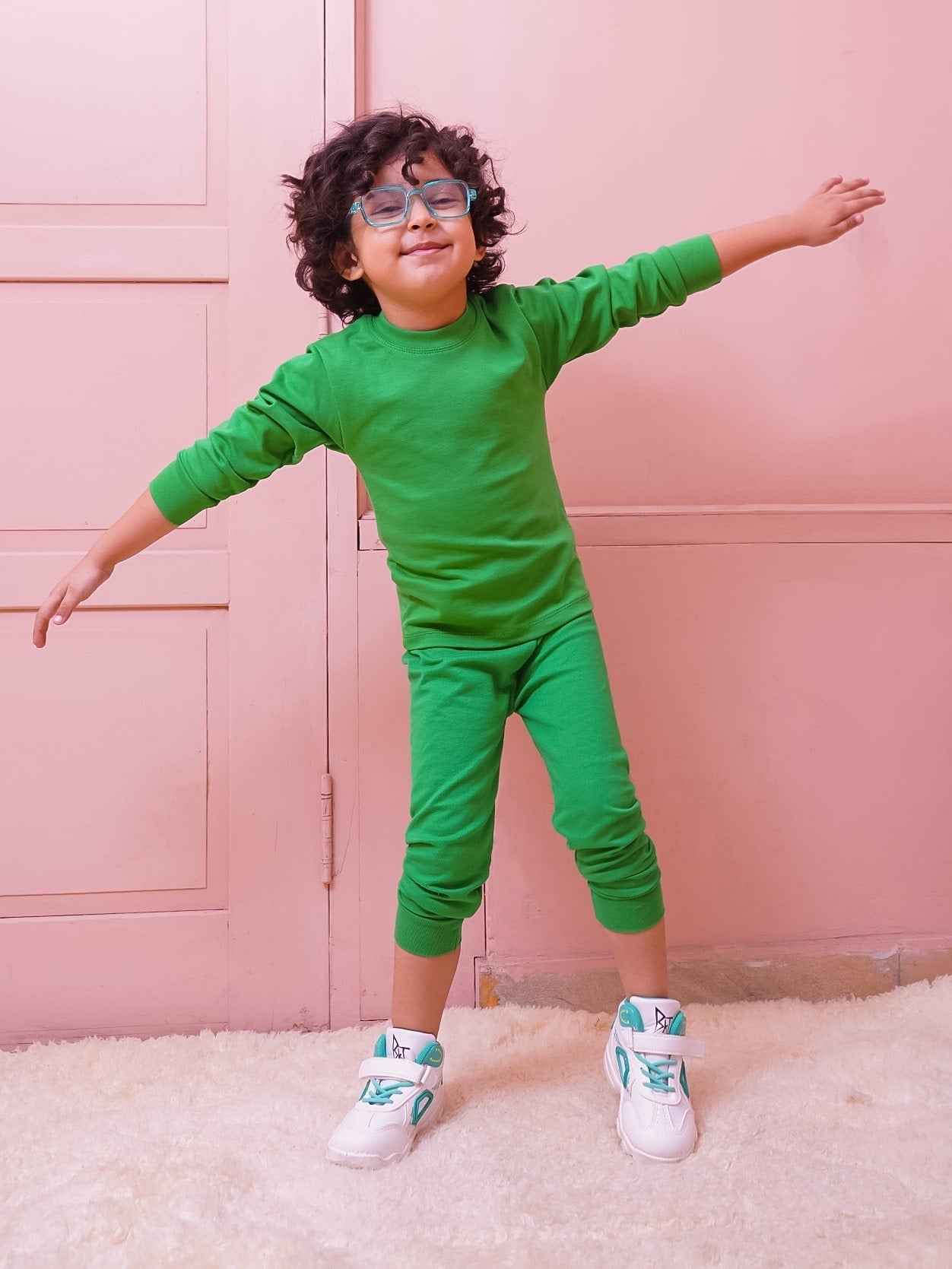 Kids Rib Innerwear Green Sw - Sunshine