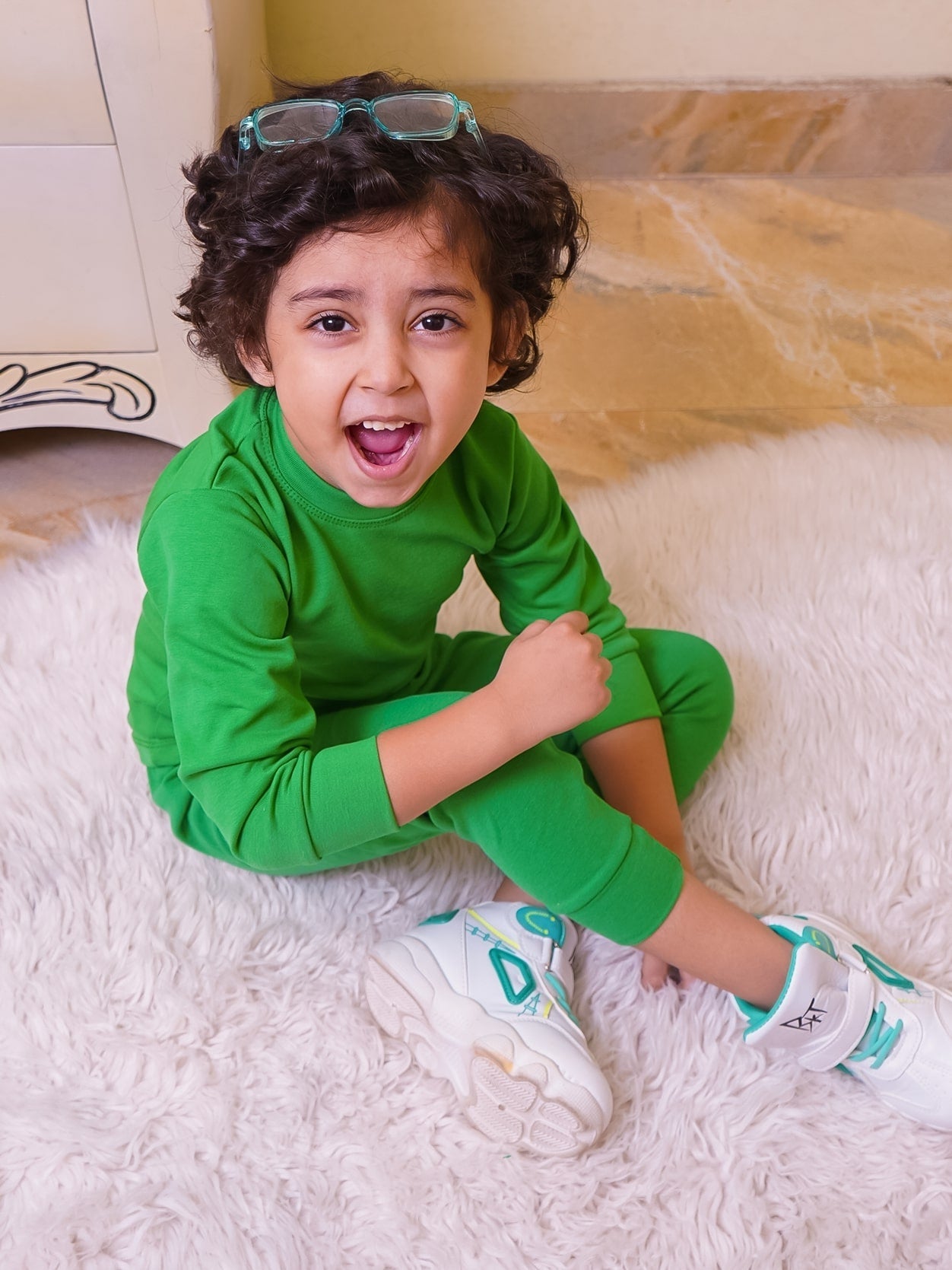 Kids Rib Innerwear Green Sw - Sunshine