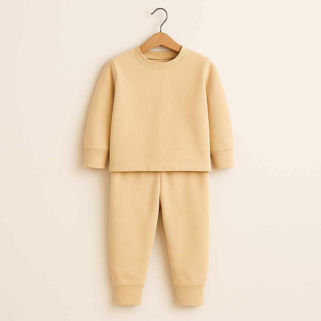 Kids Rib Innerwear Beige Sw - Sunshine