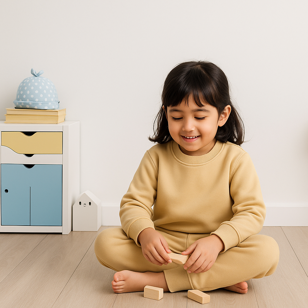 Kids Rib Innerwear Beige Sw - Sunshine