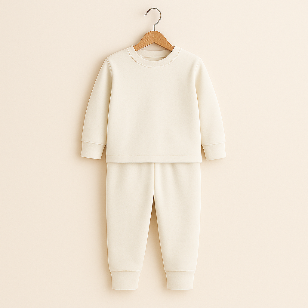 Kids Rib Innerwear Off White Sw - Sunshine
