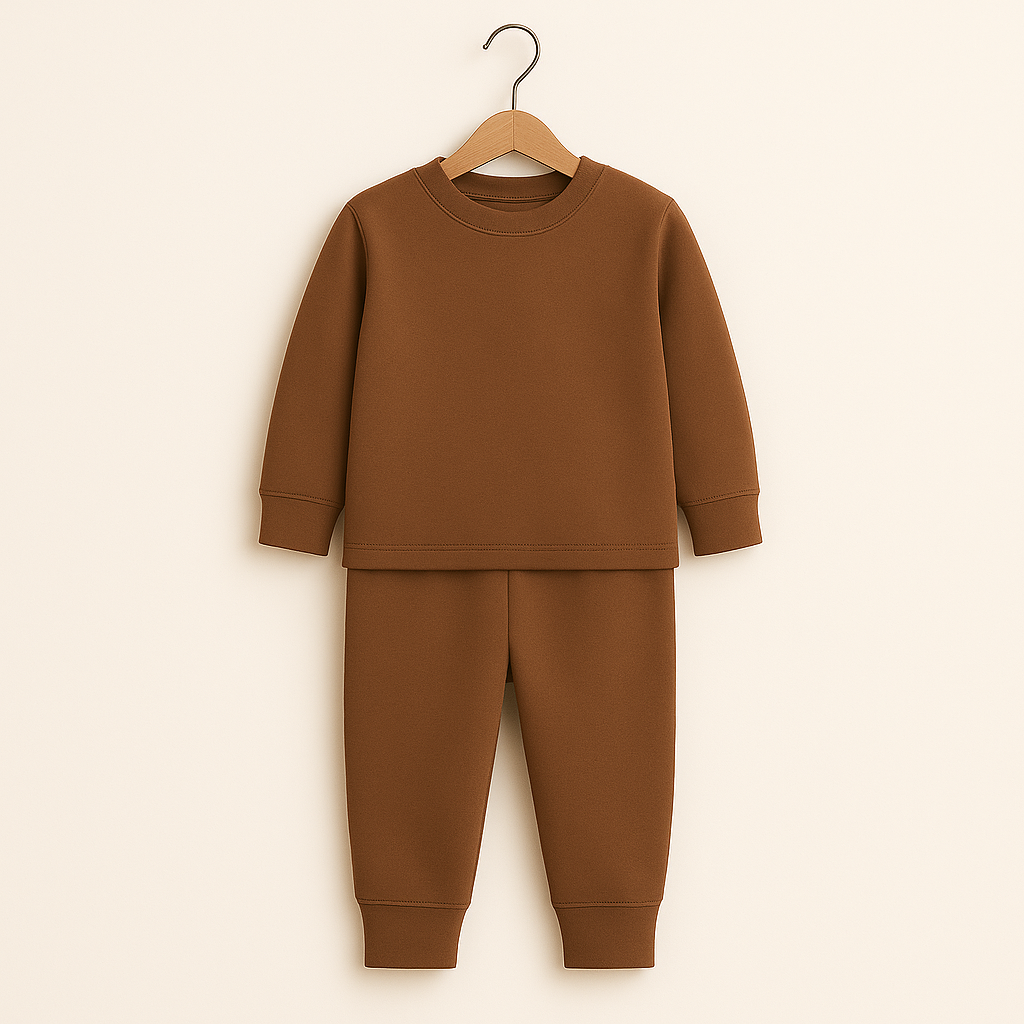 Kids Rib Innerwear Brown Sw - Sunshine