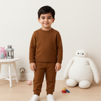 Kids Rib Innerwear Brown Sw - Sunshine