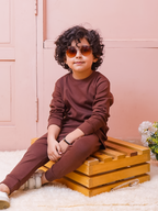 Kids Rib Innerwear Brown Sw - Sunshine