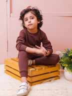 Kids Rib Innerwear Brown Sw - Sunshine