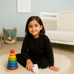 Kids Rib Innerwear Black Sw - Sunshine