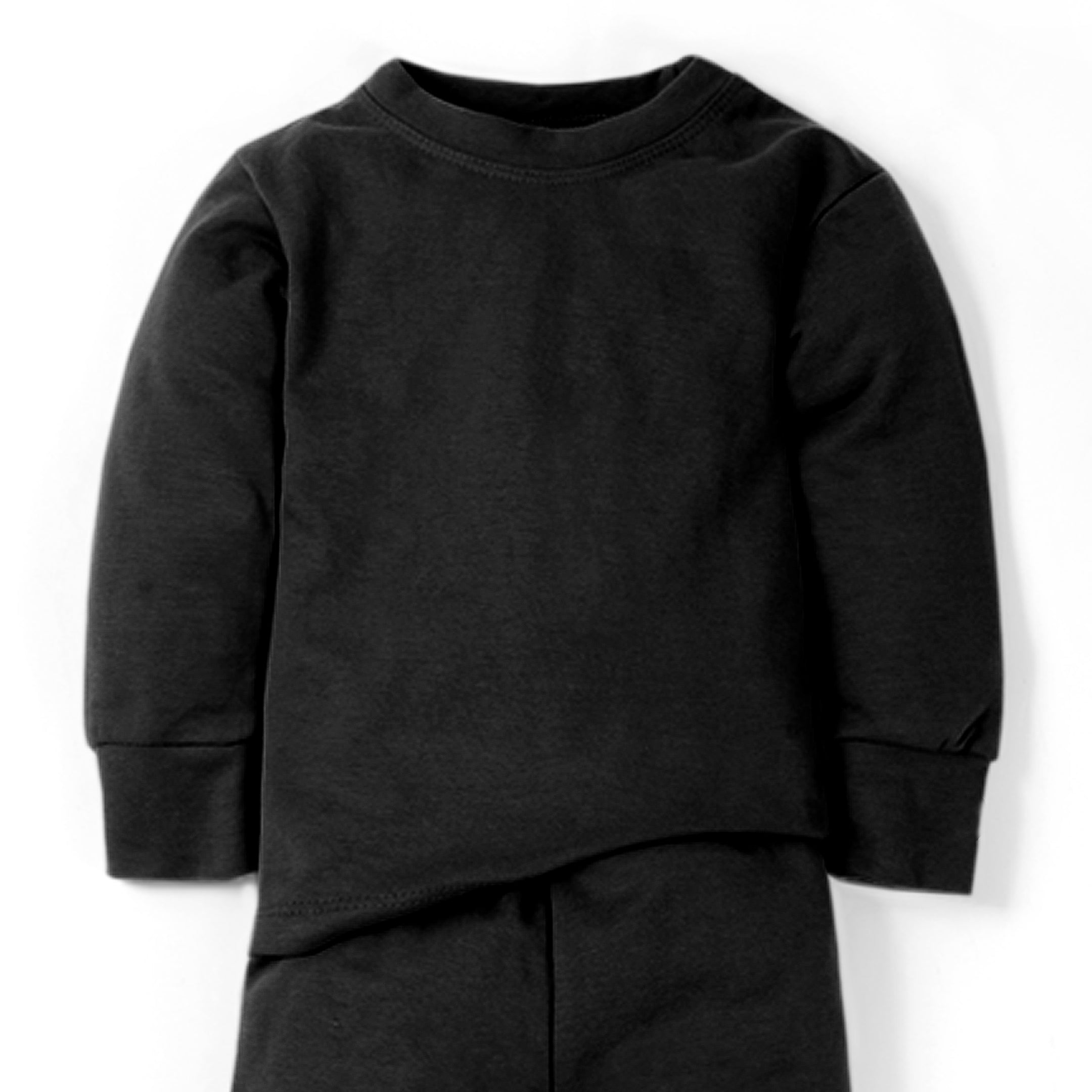 Kids Rib Innerwear Black Sw - Sunshine