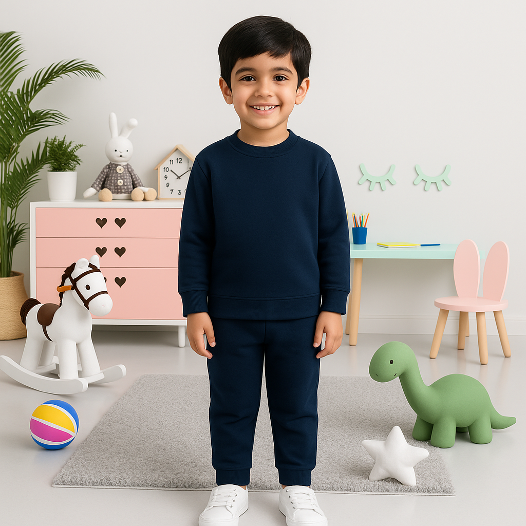 Kids Rib Innerwear Navy Blue Sw - Sunshine