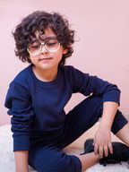 Kids Rib Innerwear Navy Blue Sw - Sunshine