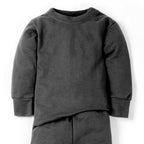 Kids Rib Innerwear Charcoal Sw - Sunshine