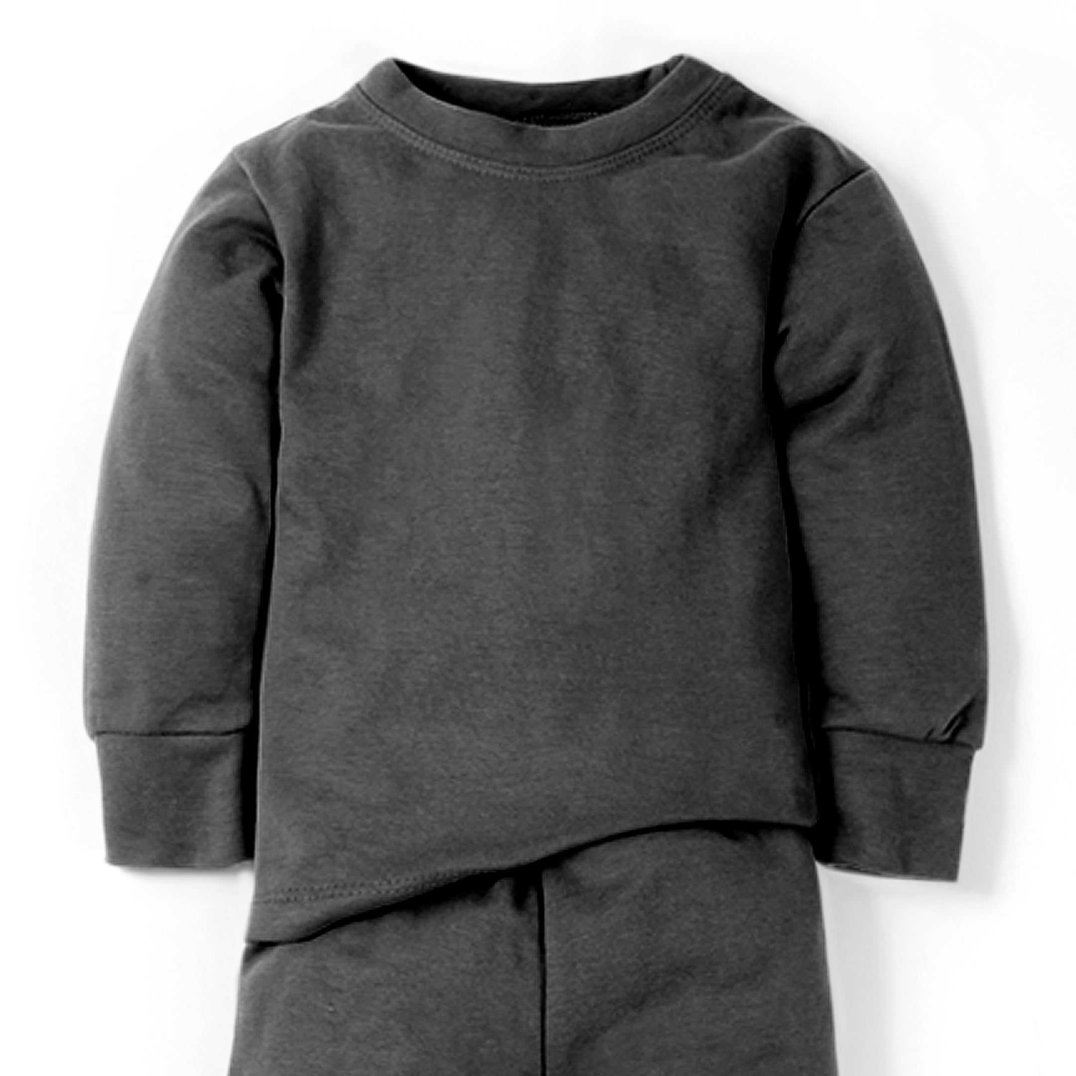 Kids Rib Innerwear Charcoal Sw - Sunshine