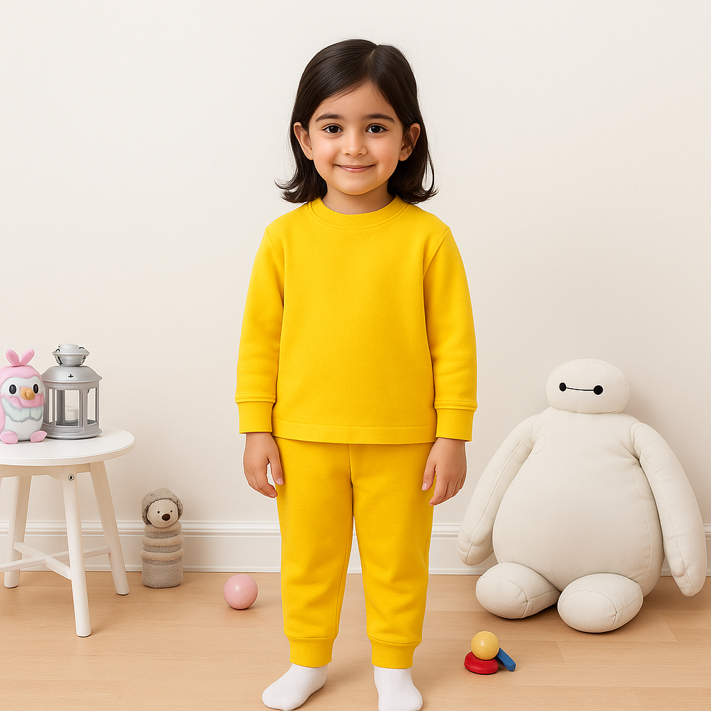 Kids Rib Innerwear Yellow Sw - Sunshine