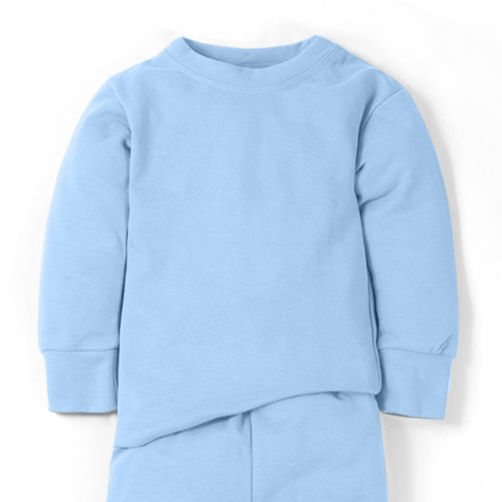 Kids Rib Innerwear Sky Blue Sw - Sunshine