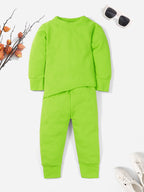 Kids Rib Innerwear Parrot Green Sw - Sunshine