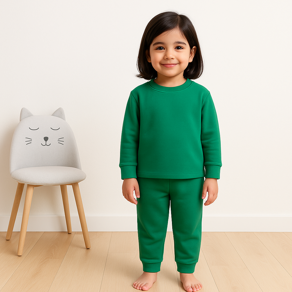 Kids Rib Innerwear Sea Green Sw - Sunshine