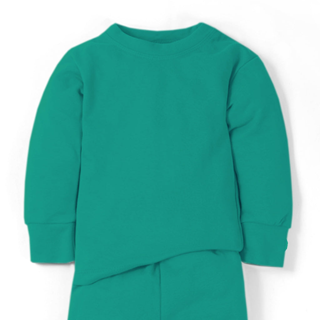 Kids Rib Innerwear Sea Green Sw - Sunshine