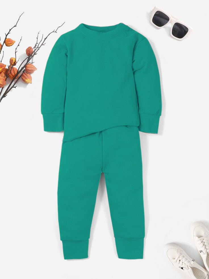 Kids Rib Innerwear Sea Green Sw - Sunshine