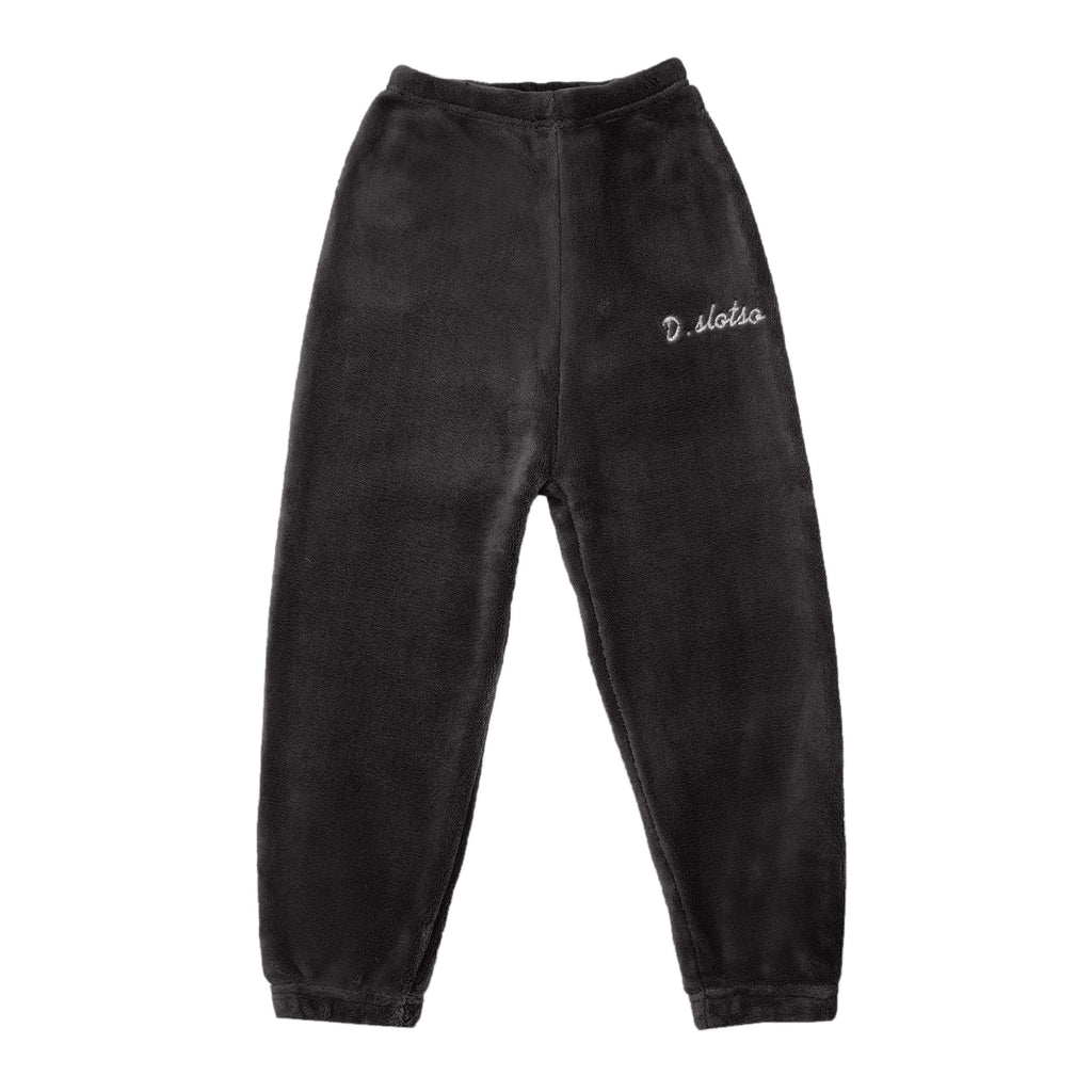 Kids Fleece Hoodie & Pajama Set Black - Sunshine