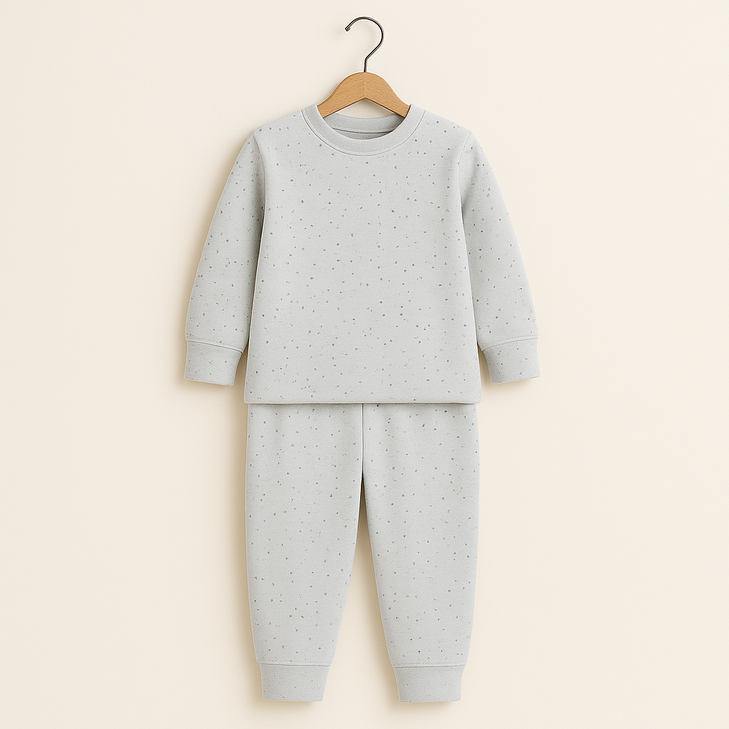 Kids Rib Innerwear Tie-Dye Grey Sw - Sunshine