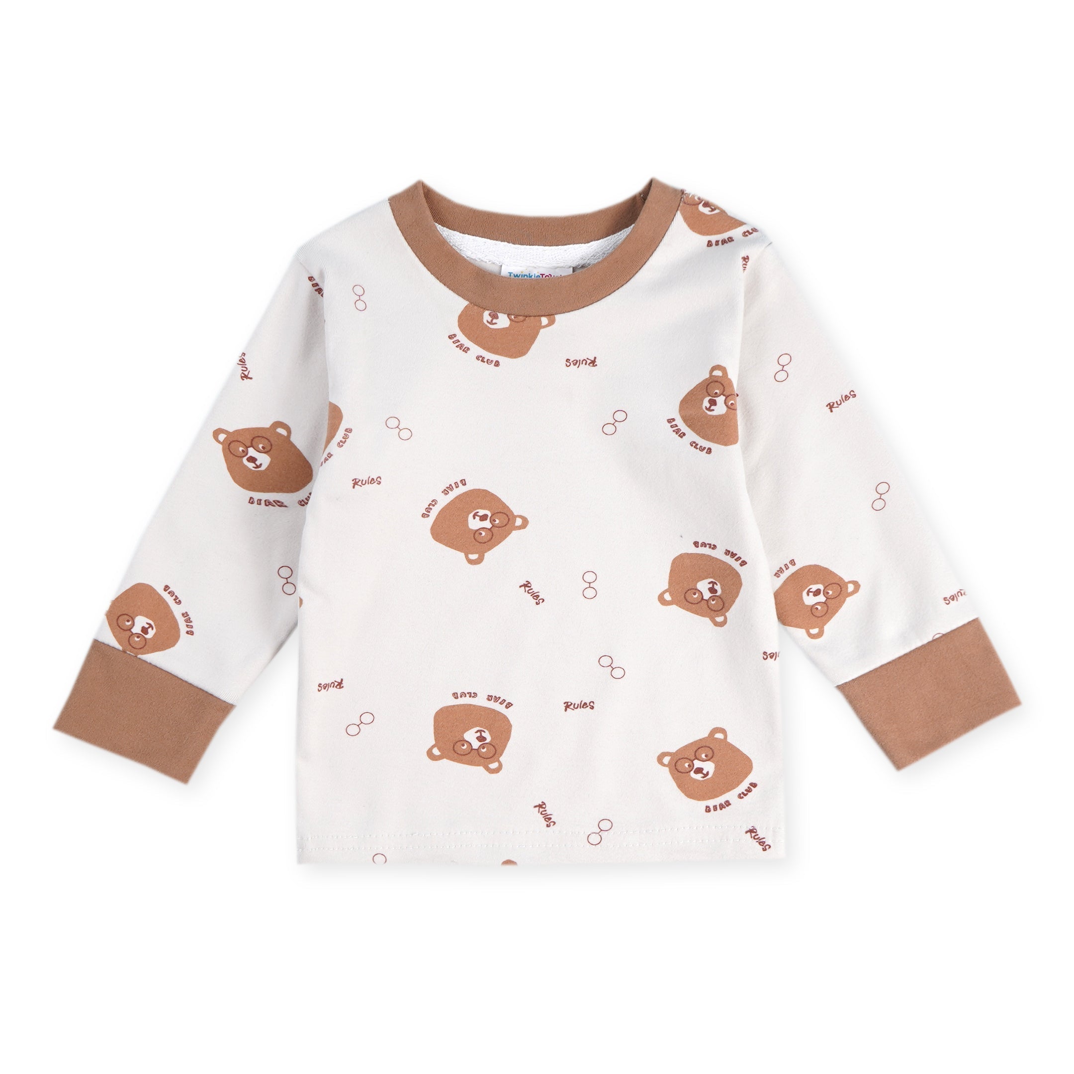 Baby Winter Pajama Set Bear Brown - Sunshine