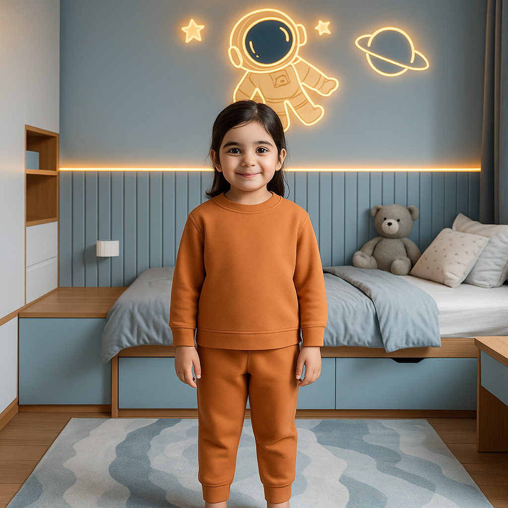 Kids Rib Innerwear Peach Sw - Sunshine