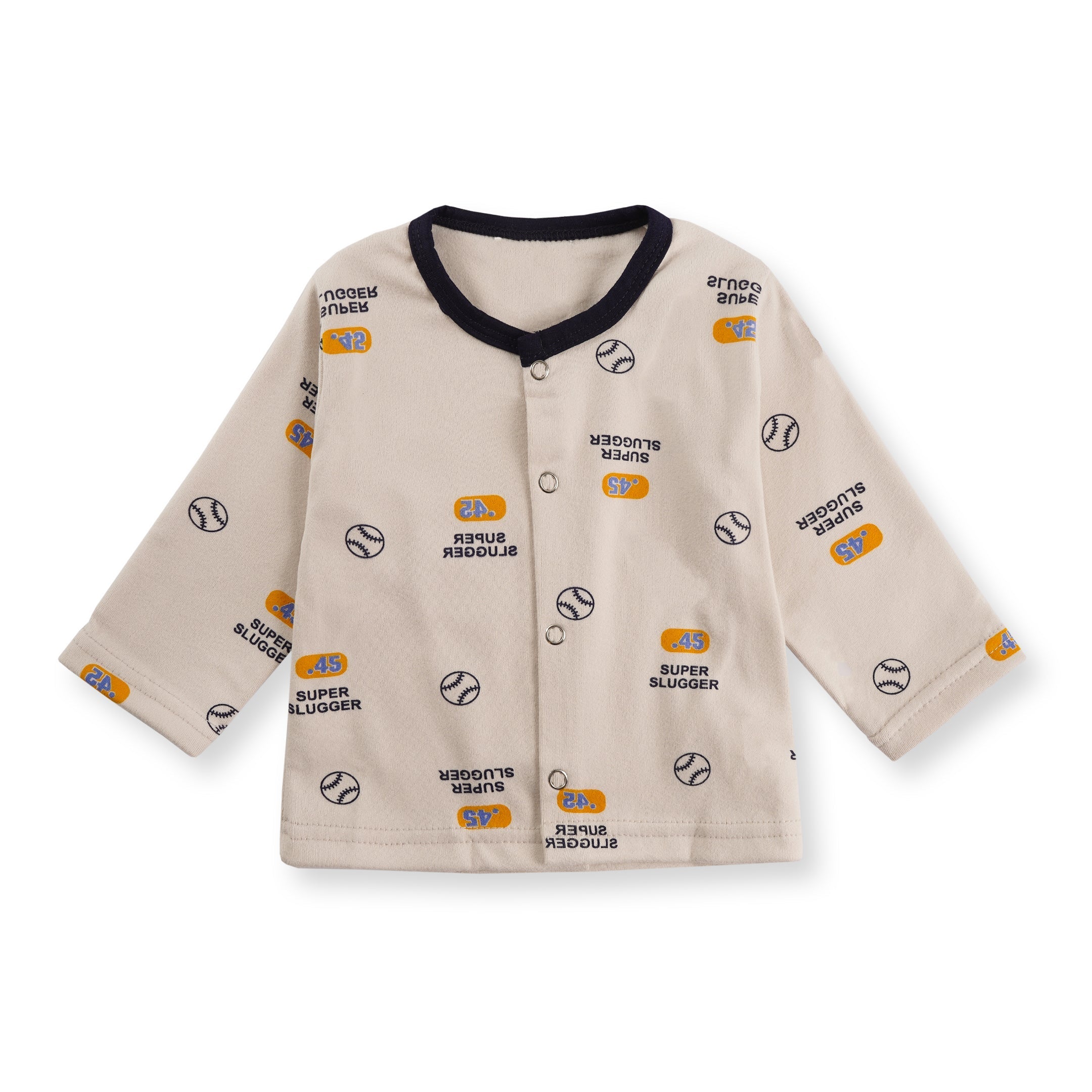 Baby Sleepsuit Fleece Super Slugger Beige - Sunshine