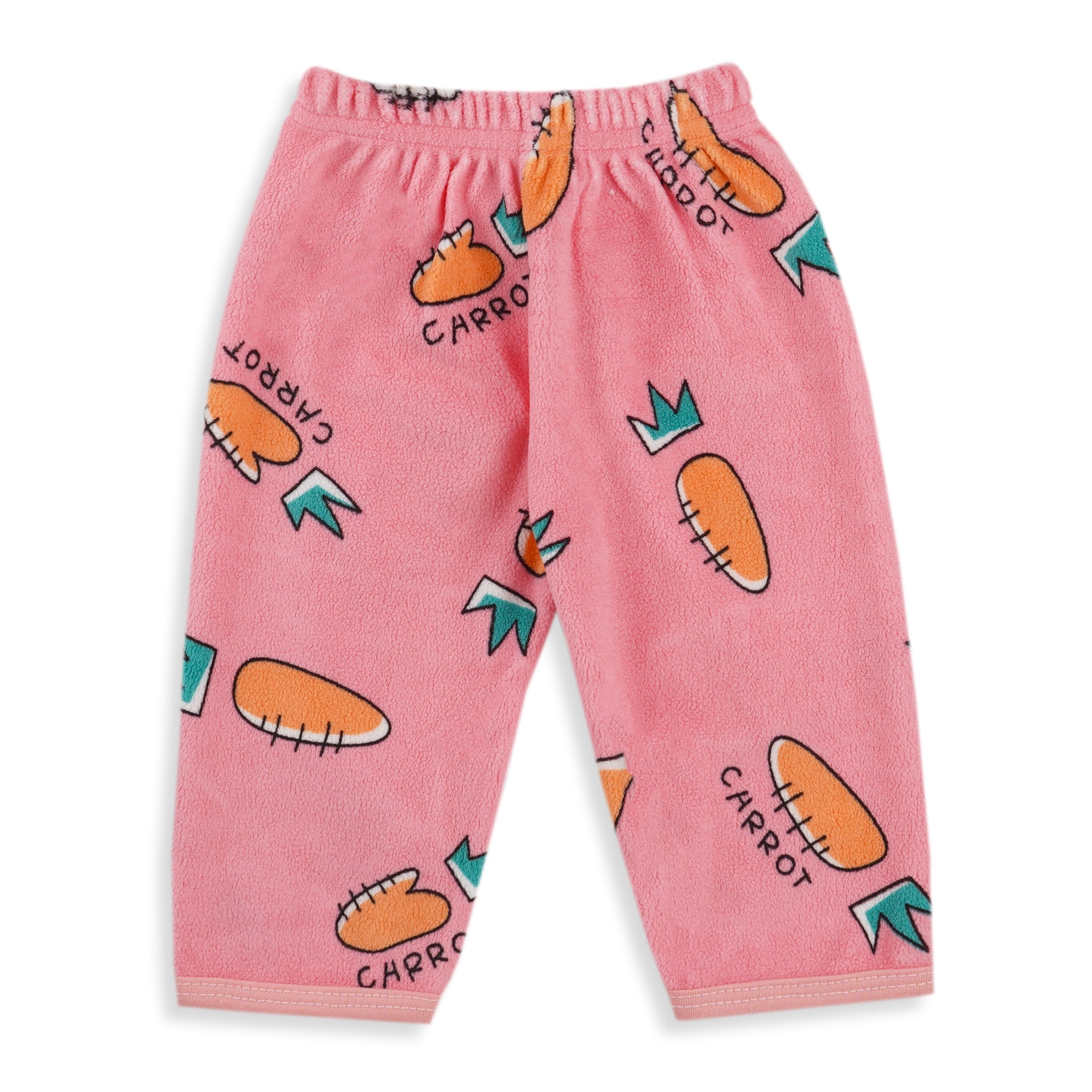 Baby Sleepsuit Fleece Carrot Pink - Sunshine